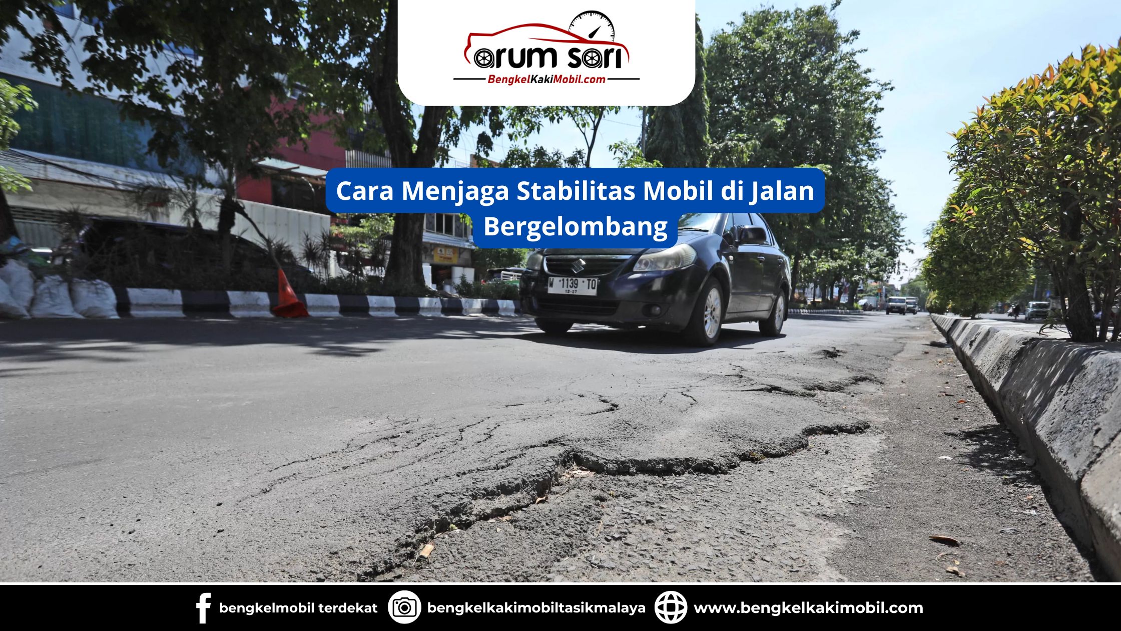 Cara Menjaga Stabilitas Mobil di Jalan Bergelombang